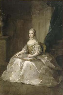 unknow artist Portrait of Maria Josepha of Saxony dauphine of France